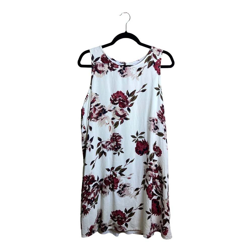 Unbranded Floral Shift Dress Y2k Women's Large Cottagecore Summer Mini‎ L